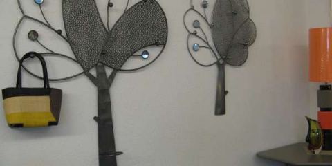 Nouveaux portes manteaux Arbre en Métal